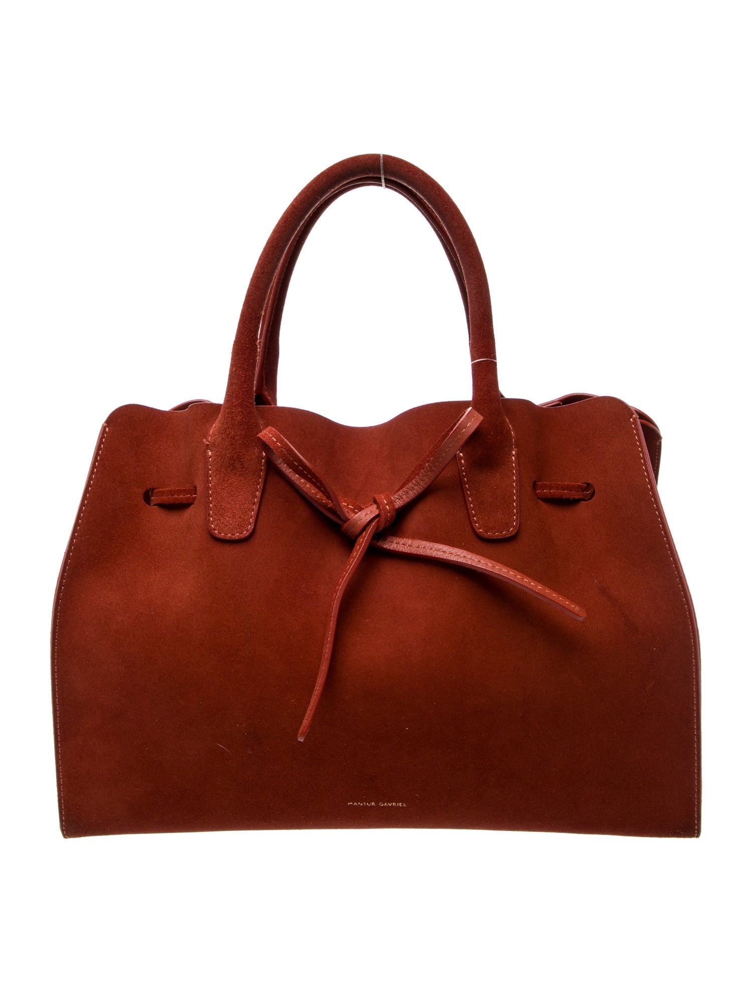 Mansur Gavriel Suede Top Handle Bag