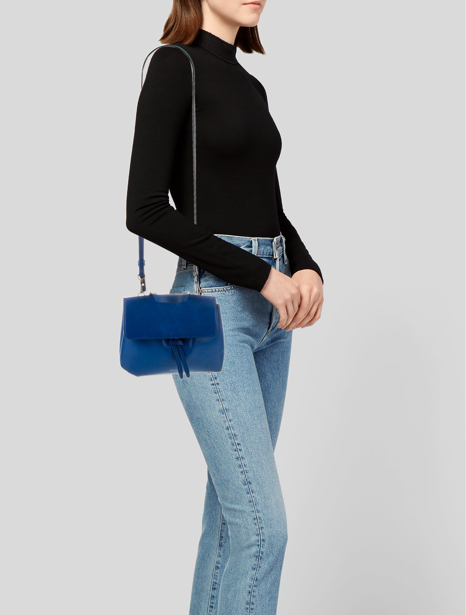 Mansur Gavriel Leather Shoulder Bag