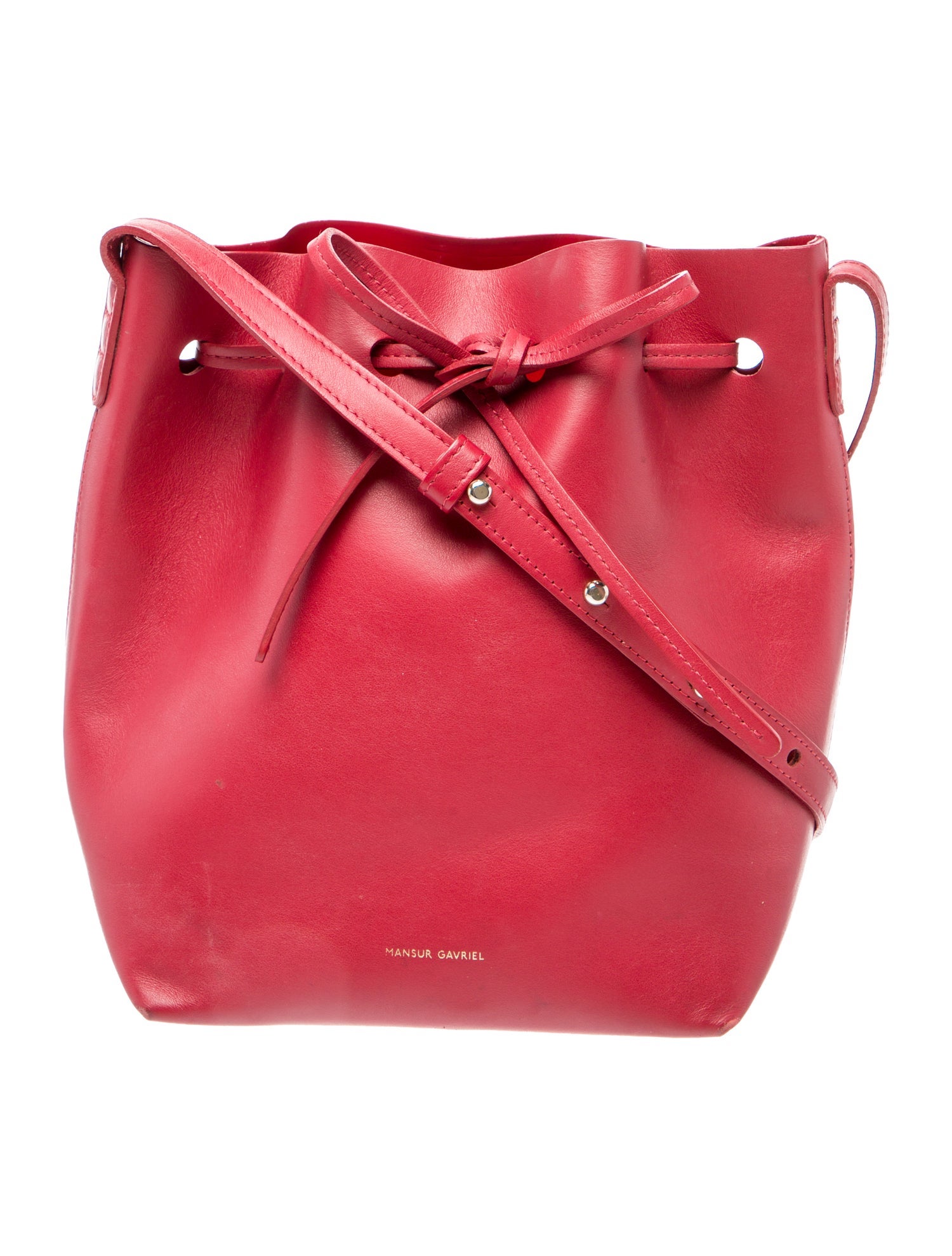 Mansur Gavriel Leather Bucket Bag