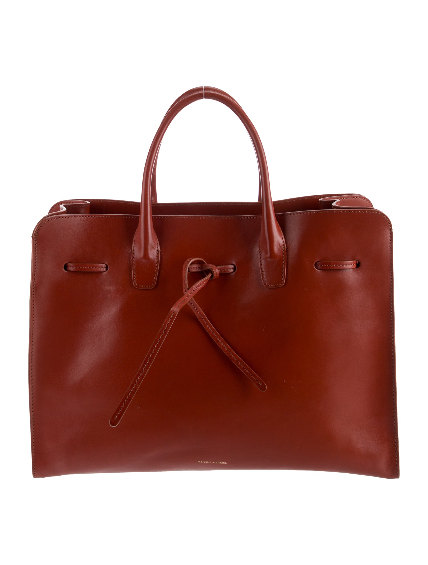Mansur Gavriel Leather Briefcase