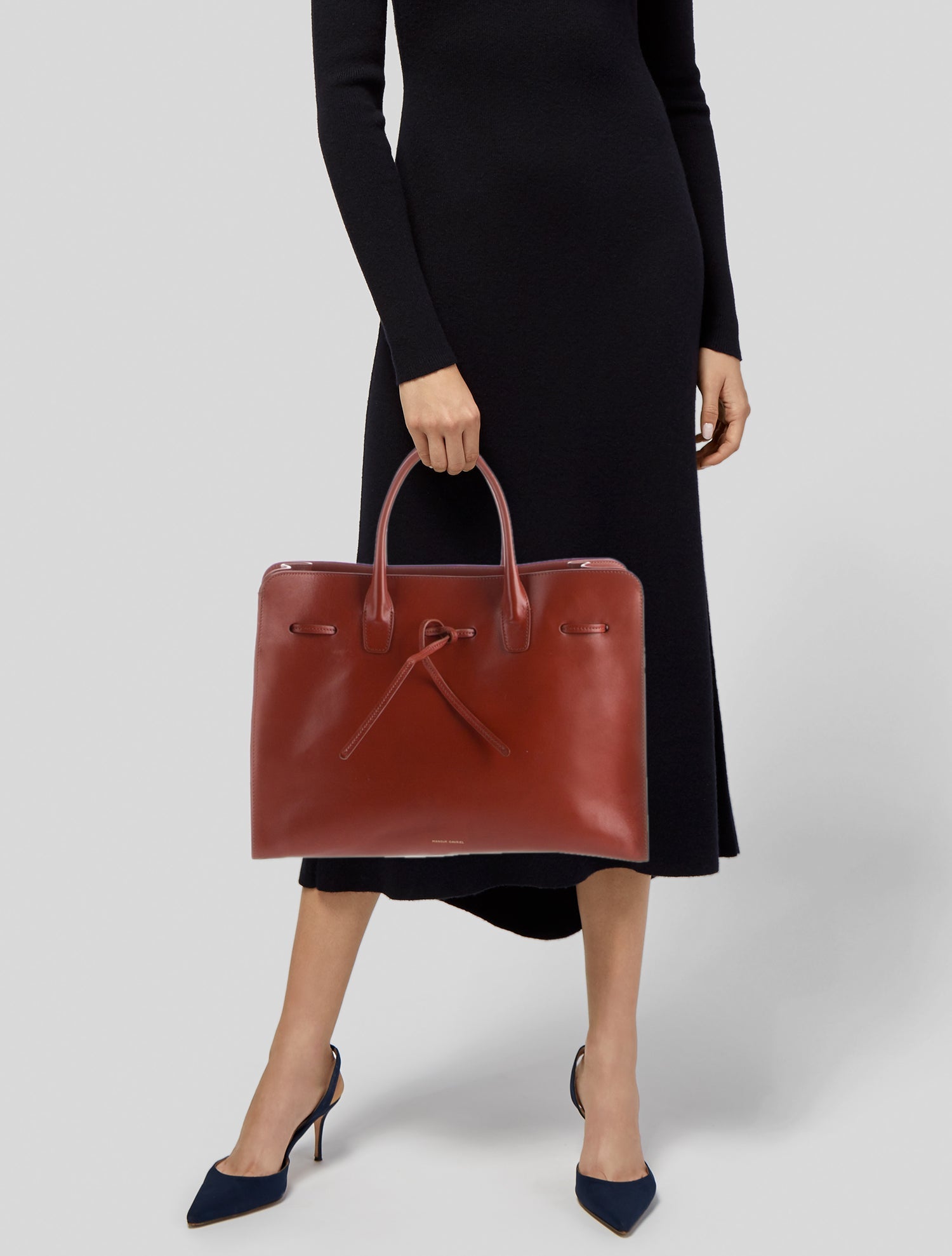 Mansur Gavriel Leather Briefcase