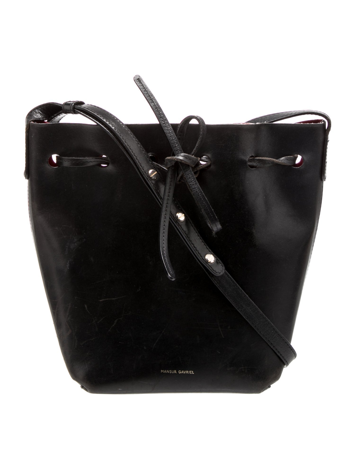 Mansur Gavriel Leather Shoulder Bag