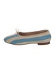 Mansur Gavriel Canvas Colorblock Pattern Ballet Flats