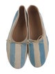 Mansur Gavriel Canvas Colorblock Pattern Ballet Flats
