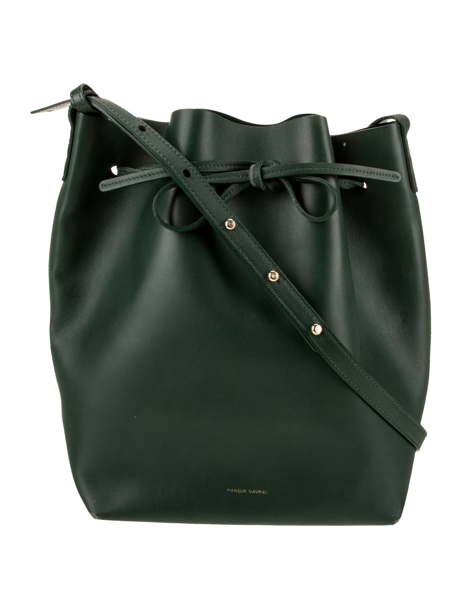 Mansur Gavriel Leather Bucket Bag