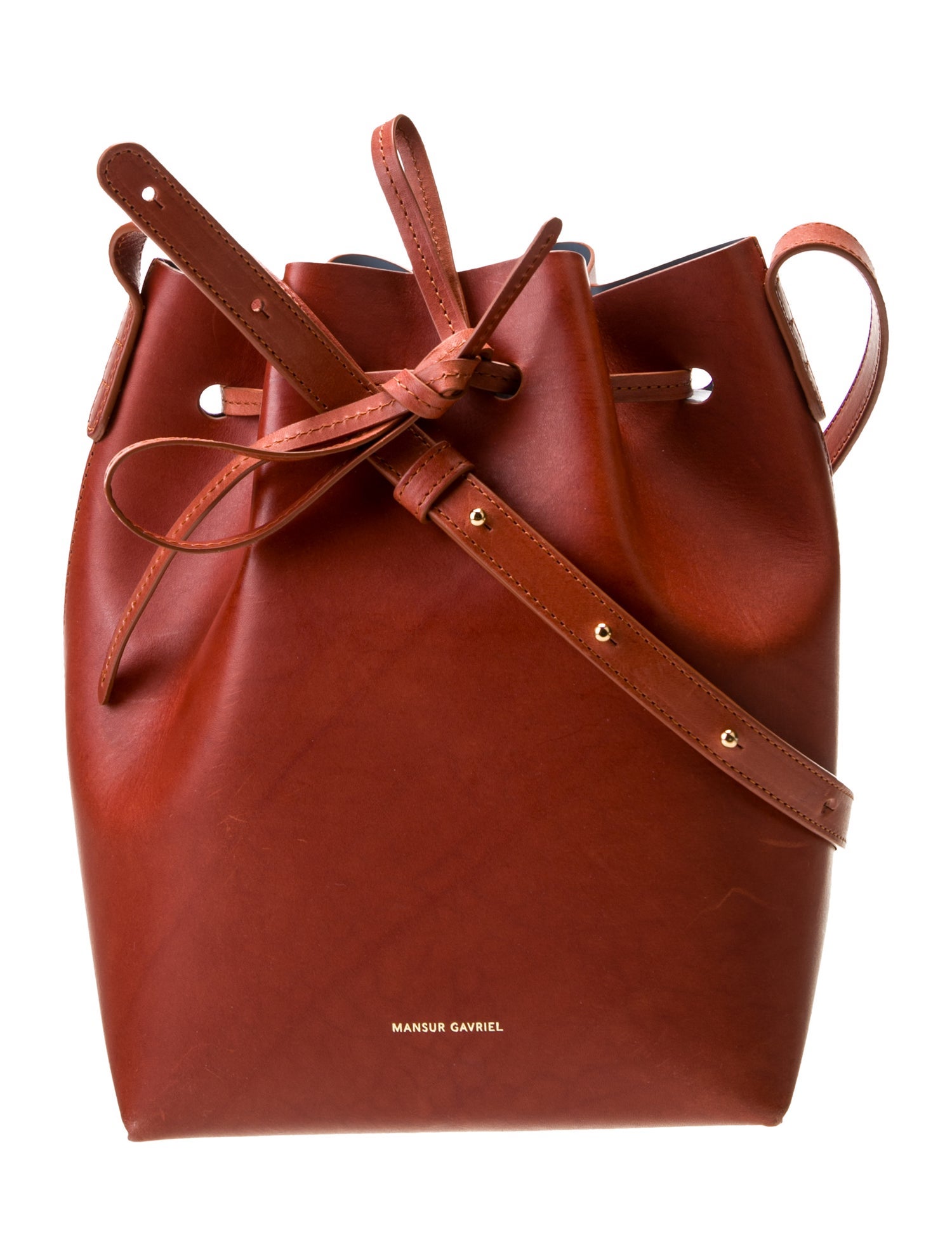 Mansur Gavriel Leather Bucket Bag