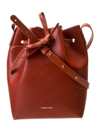 Mansur Gavriel Leather Bucket Bag