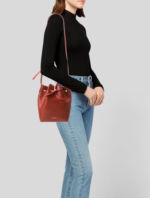 Mansur Gavriel Leather Bucket Bag