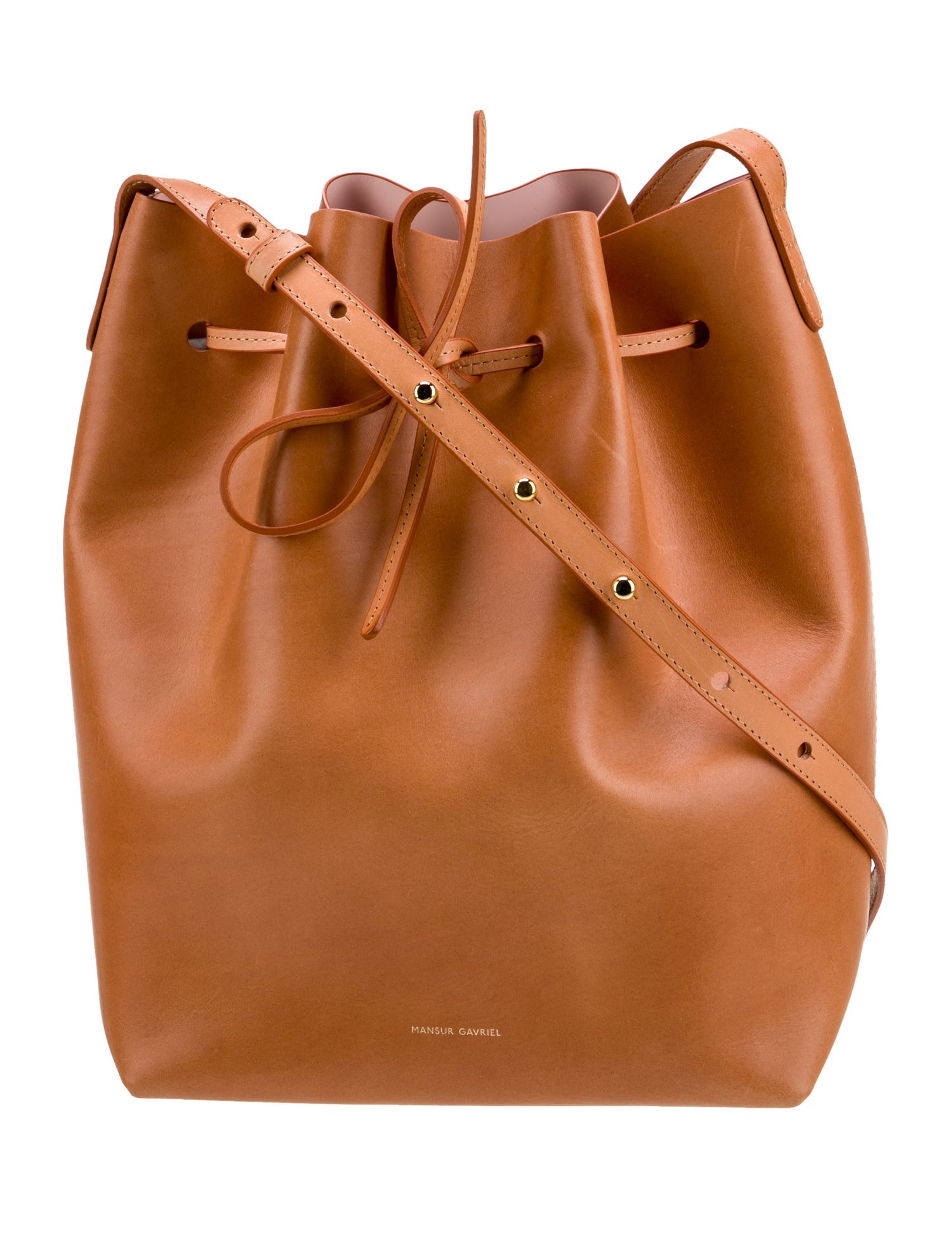 Mansur Gavriel Leather Bucket Bag