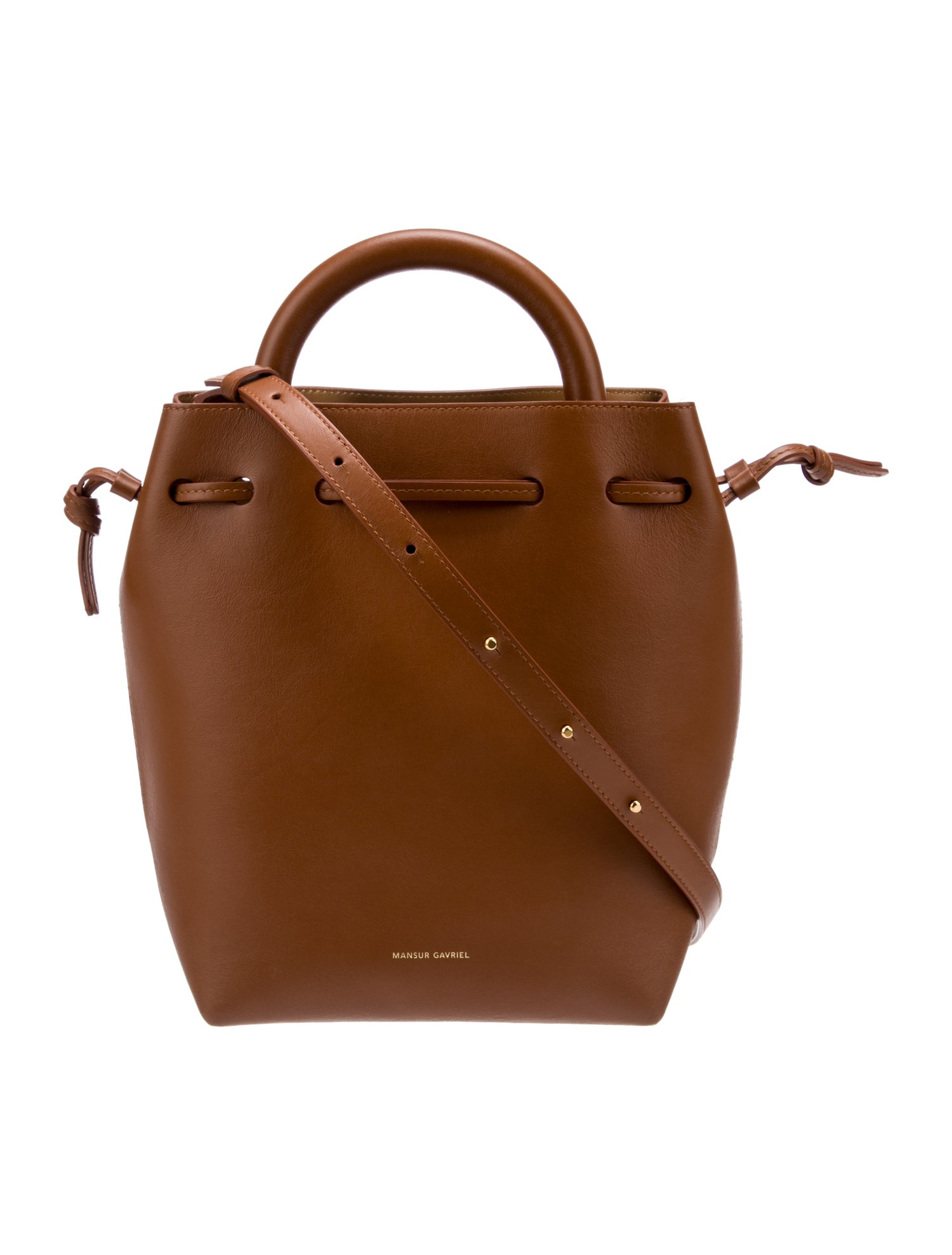 Mansur Gavriel Leather Top Handle Bag