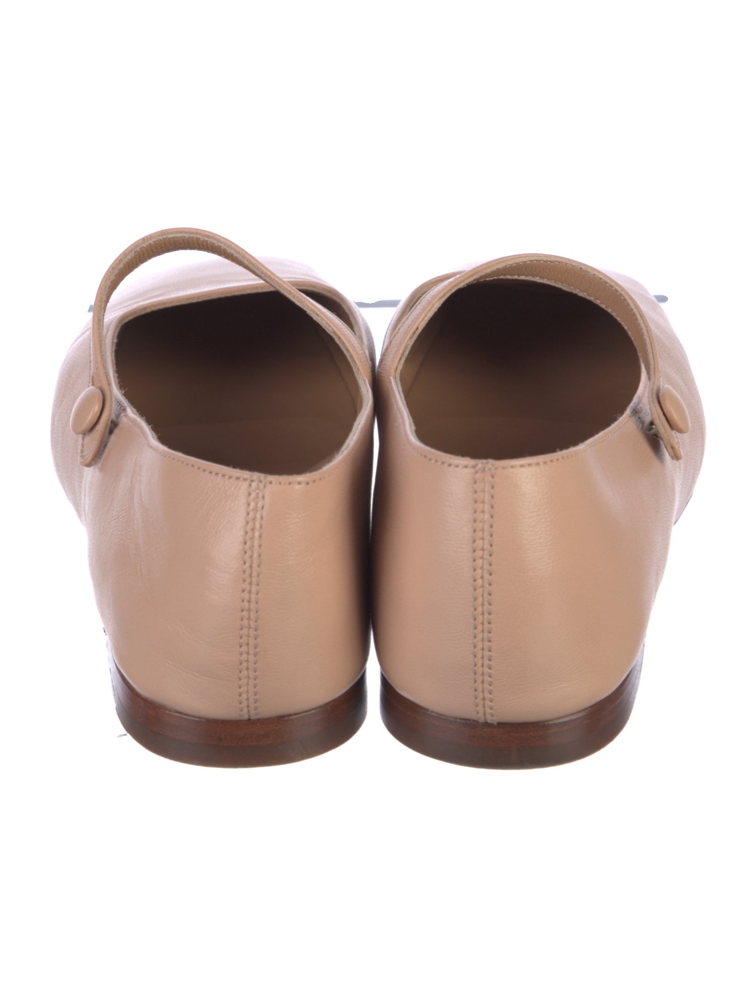 Mansur Gavriel Leather Mary Jane Flats