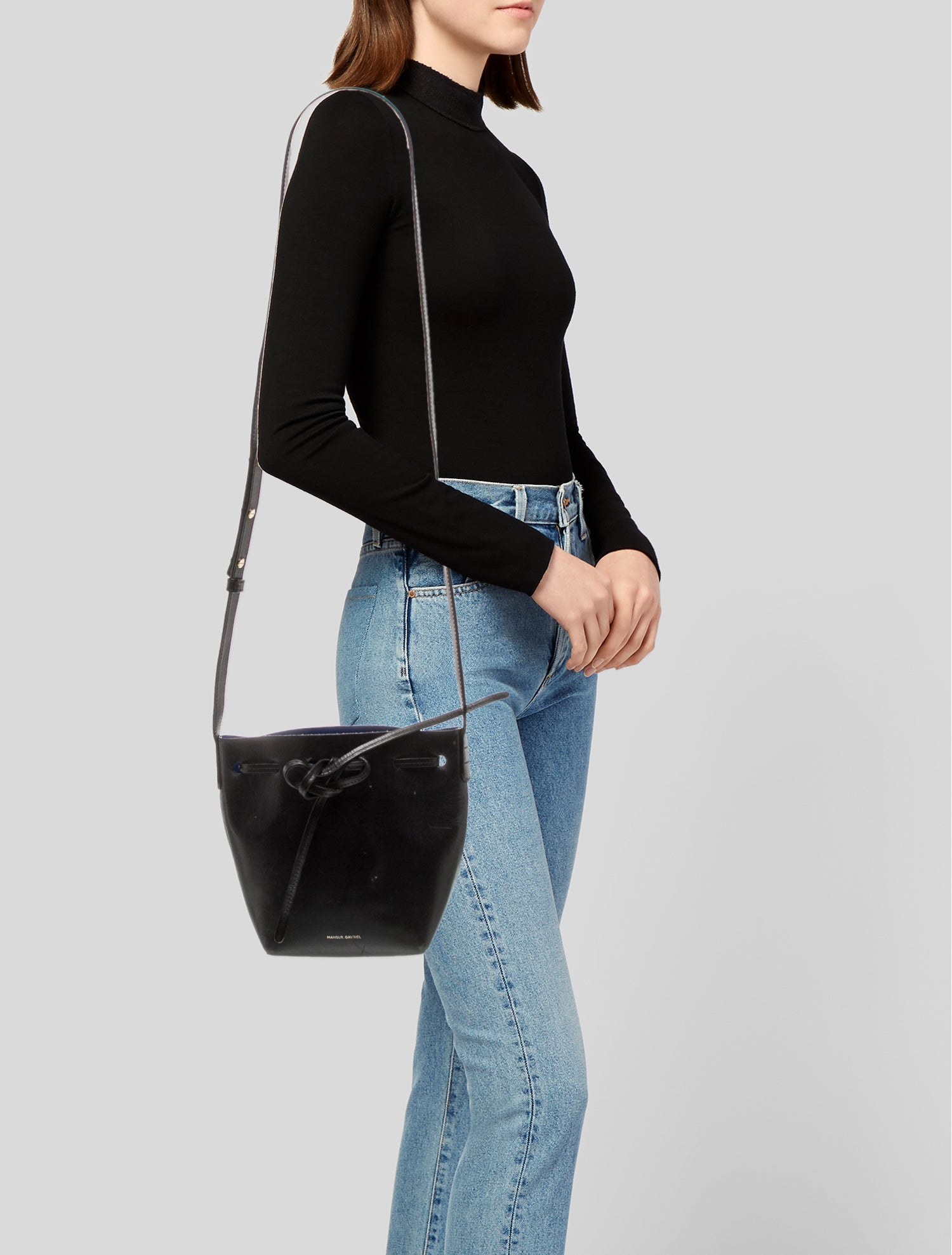 Mansur Gavriel Leather Bucket Bag