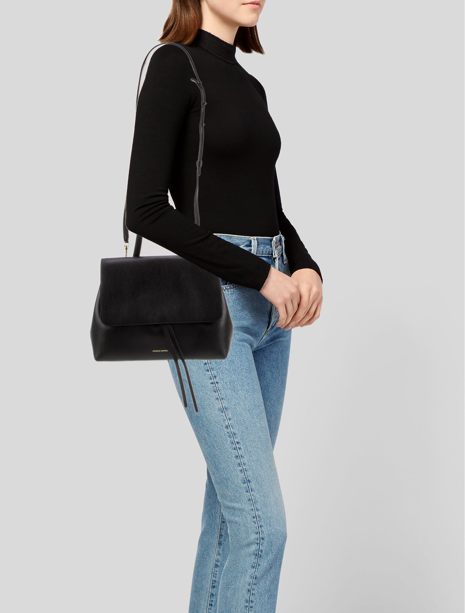 Mansur Gavriel Leather Shoulder Bag