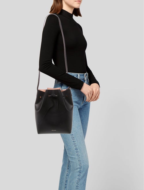 Mansur Gavriel Leather Bucket Bag