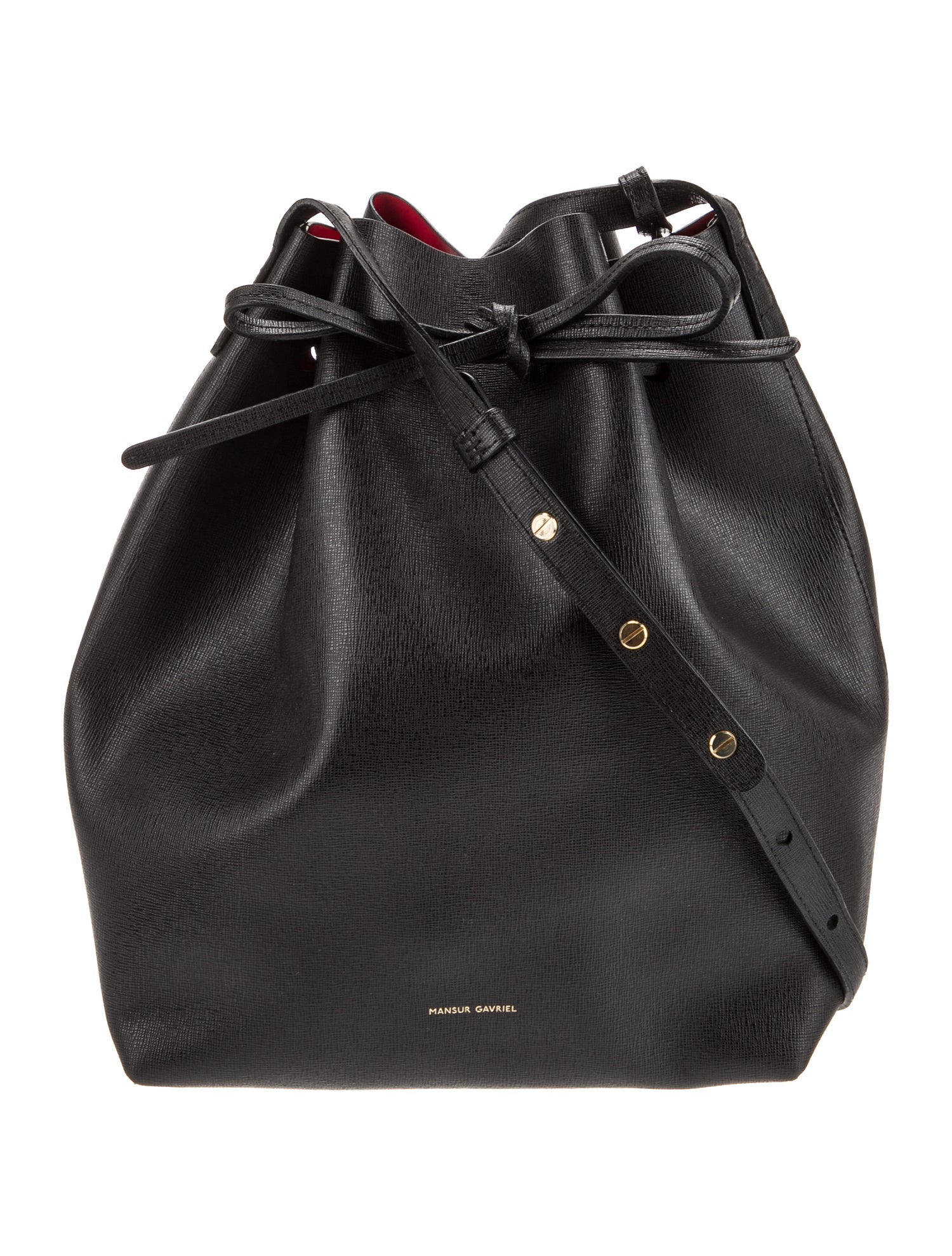 Mansur Gavriel Leather Bucket Bag
