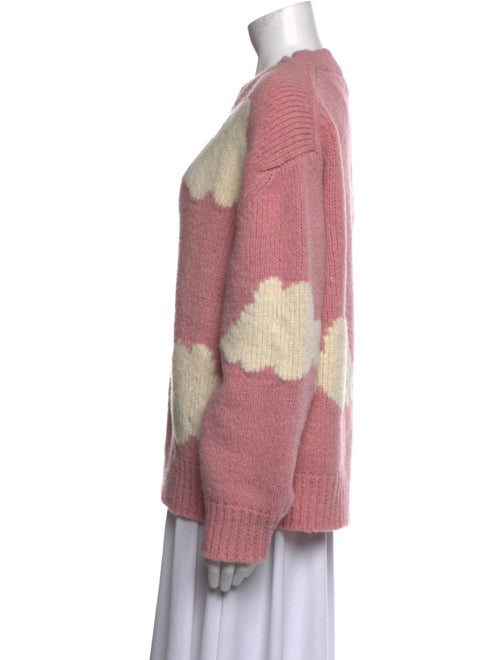 Mansur Gavriel Printed Crew Neck Sweater