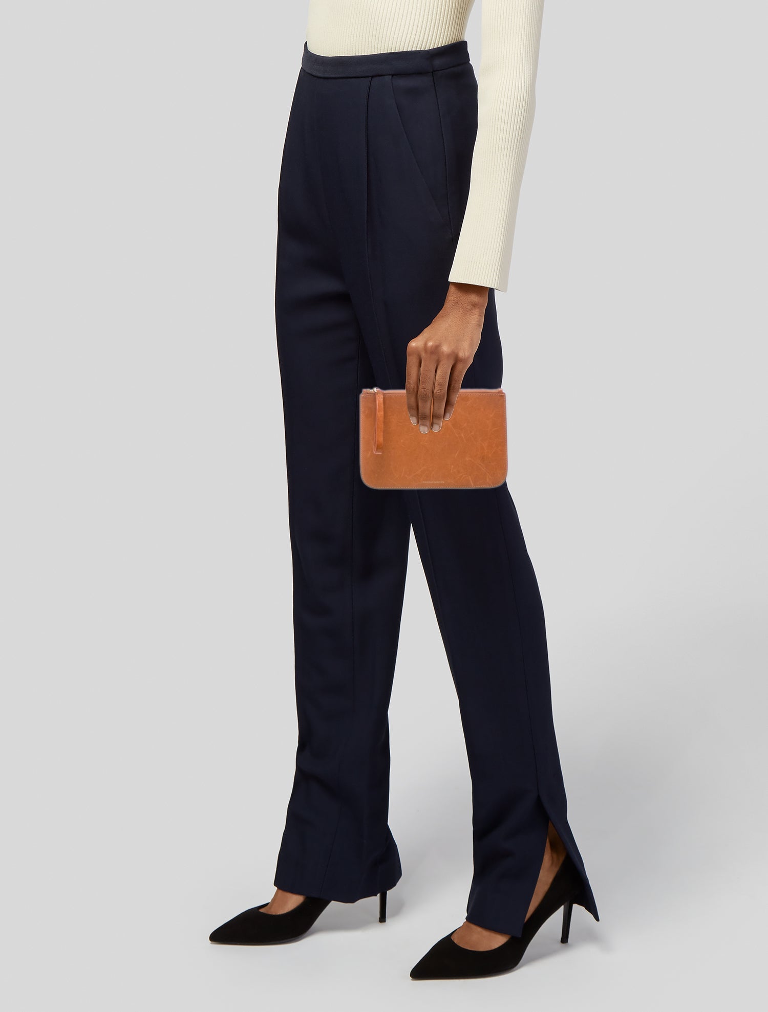 Mansur Gavriel Leather Clutch