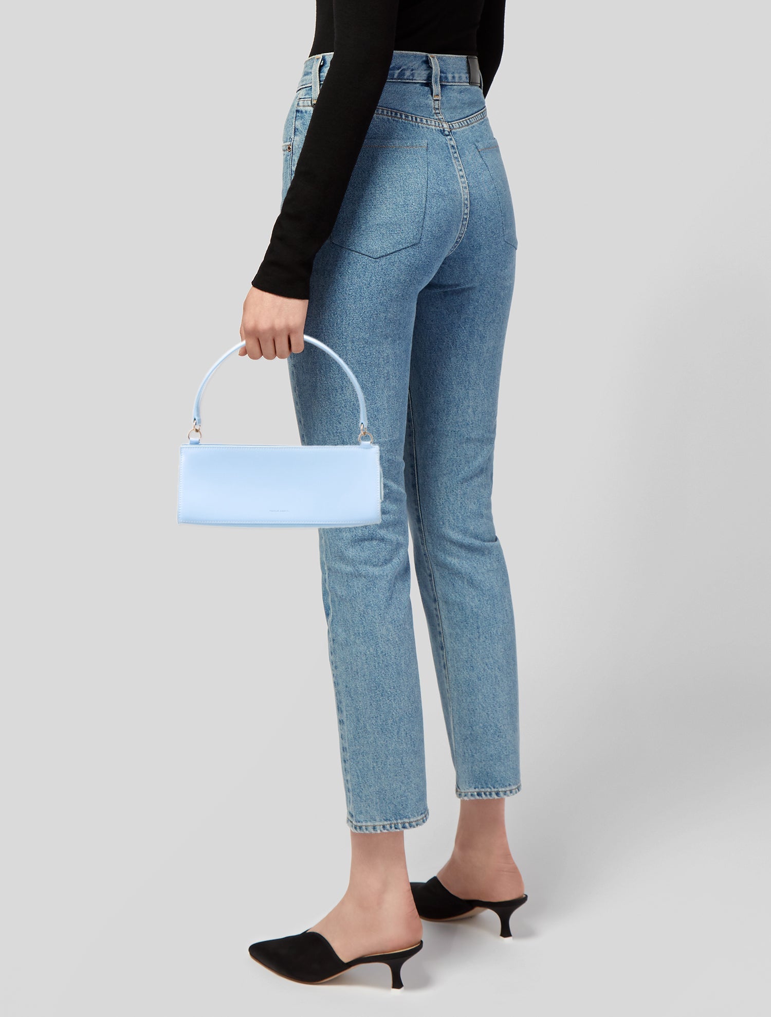 Mansur Gavriel Leather Top Handle Bag