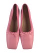 Mansur Gavriel Leather Bow Accents Ballet Flats