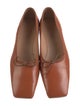 Mansur Gavriel Leather Bow Accents Ballet Flats