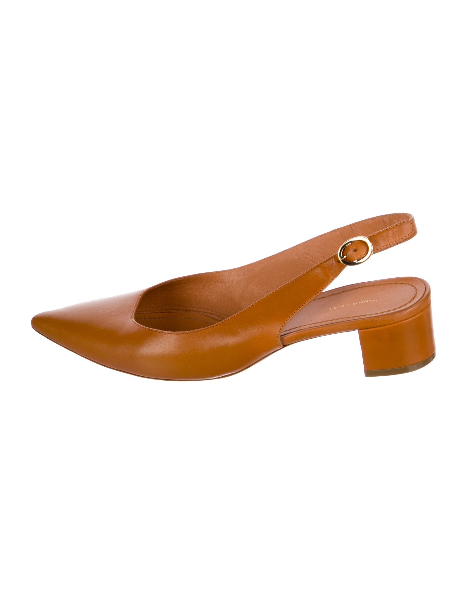 Mansur Gavriel Leather Slingback Pumps