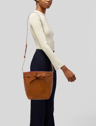 Mansur Gavriel Leather Bucket Bag