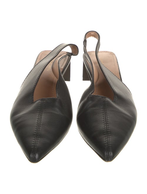 Mansur Gavriel Leather Slingback Pumps