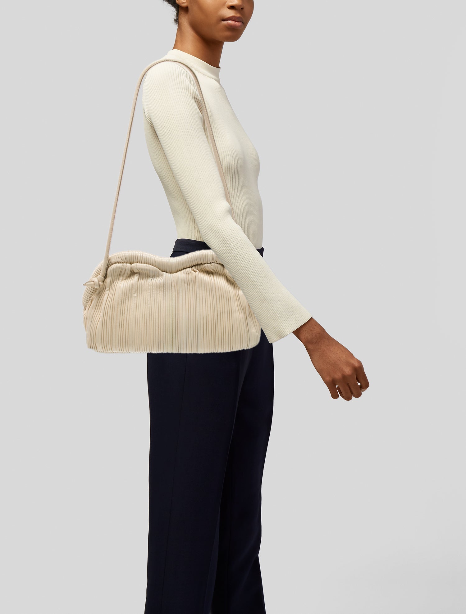 Mansur Gavriel Leather Shoulder Bag