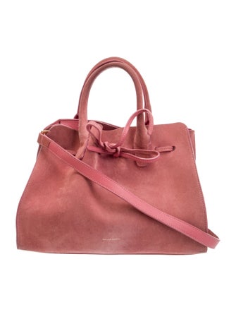 Mansur Gavriel Suede Shoulder Bag
