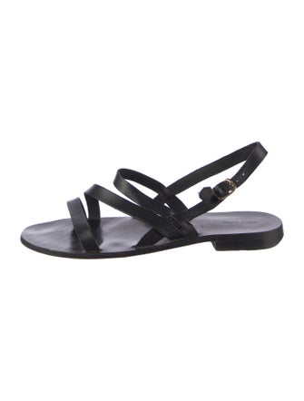Mansur Gavriel Leather Slingback Sandals