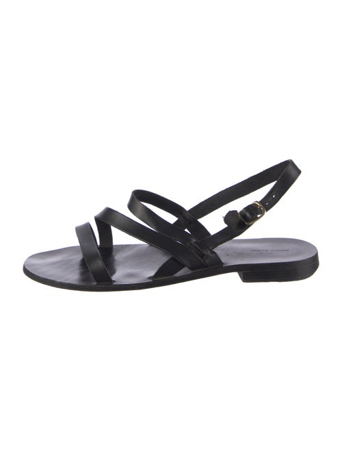 Mansur Gavriel Leather Slingback Sandals
