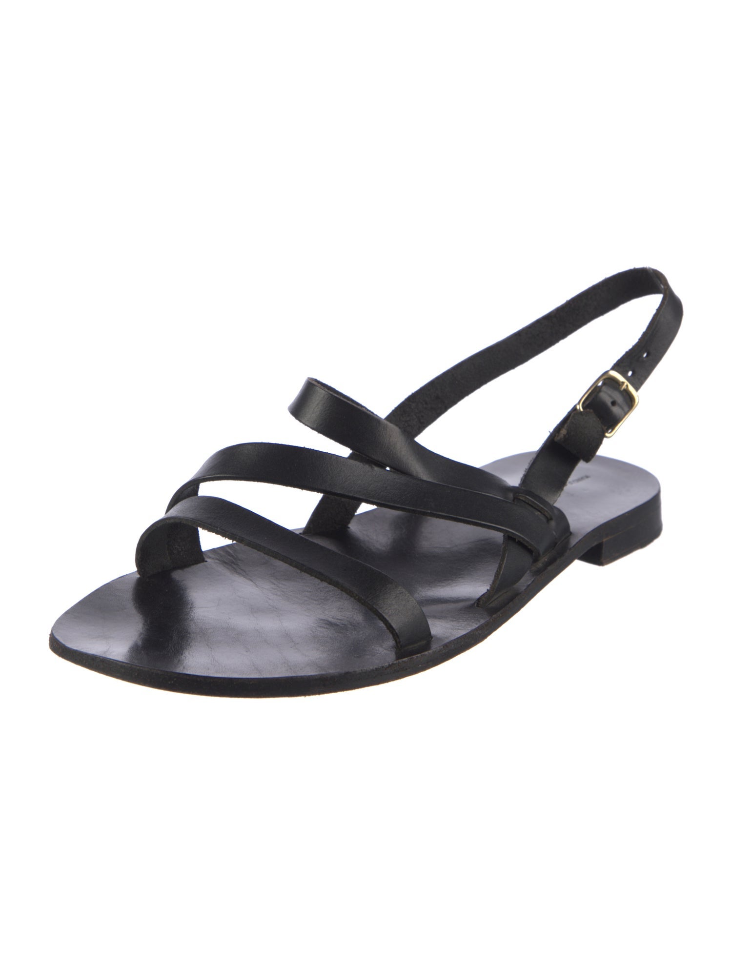 Mansur Gavriel Leather Slingback Sandals