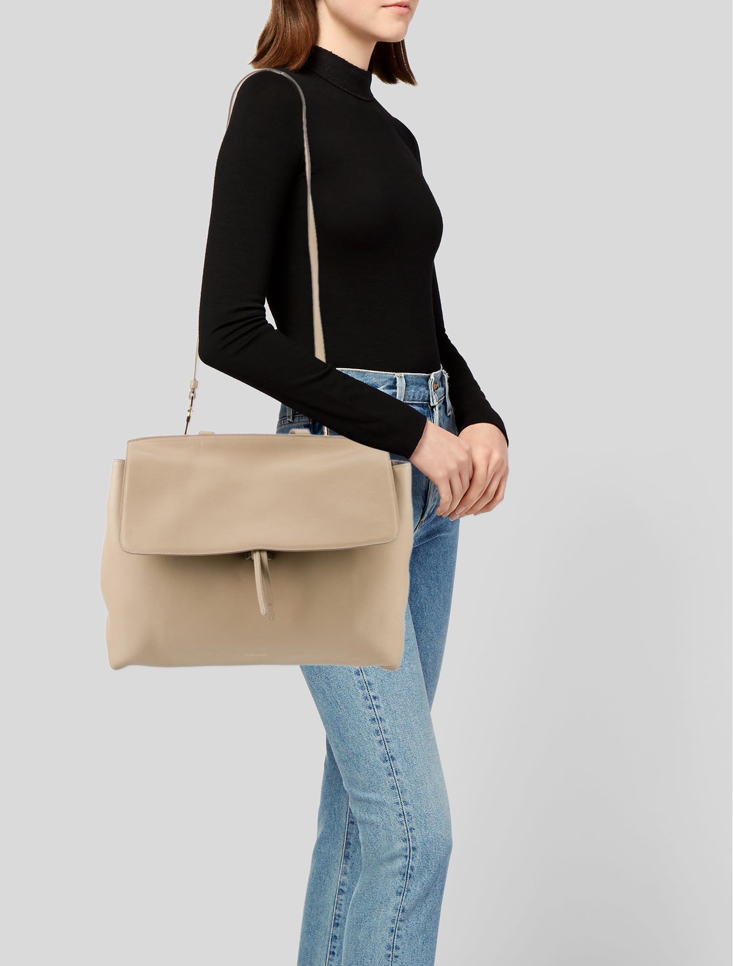 Mansur Gavriel Leather Shoulder Bag