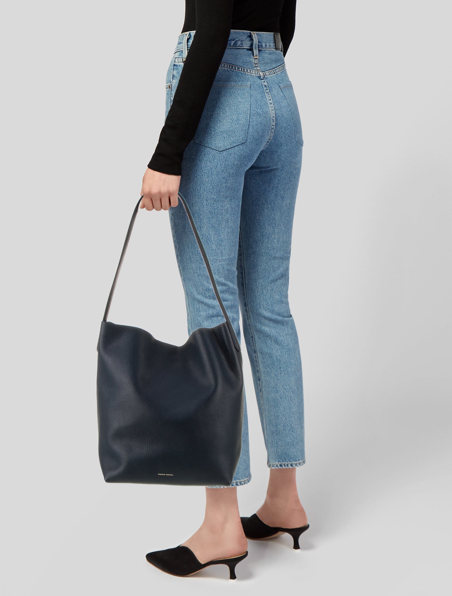 Mansur Gavriel Leather Shoulder Bag w/ Tags