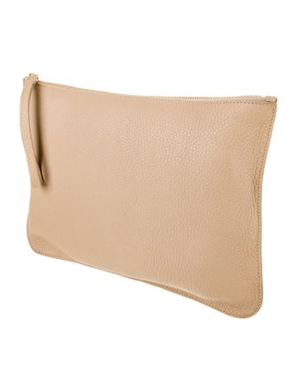 Mansur Gavriel Leather Clutch