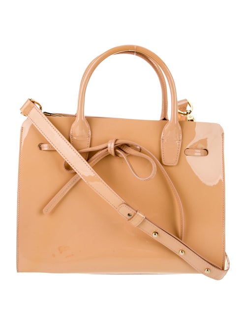 Mansur Gavriel Patent Leather Top Handle Bag