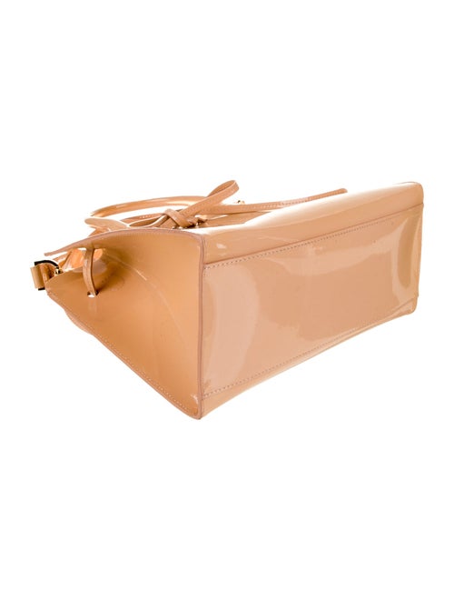 Mansur Gavriel Patent Leather Top Handle Bag