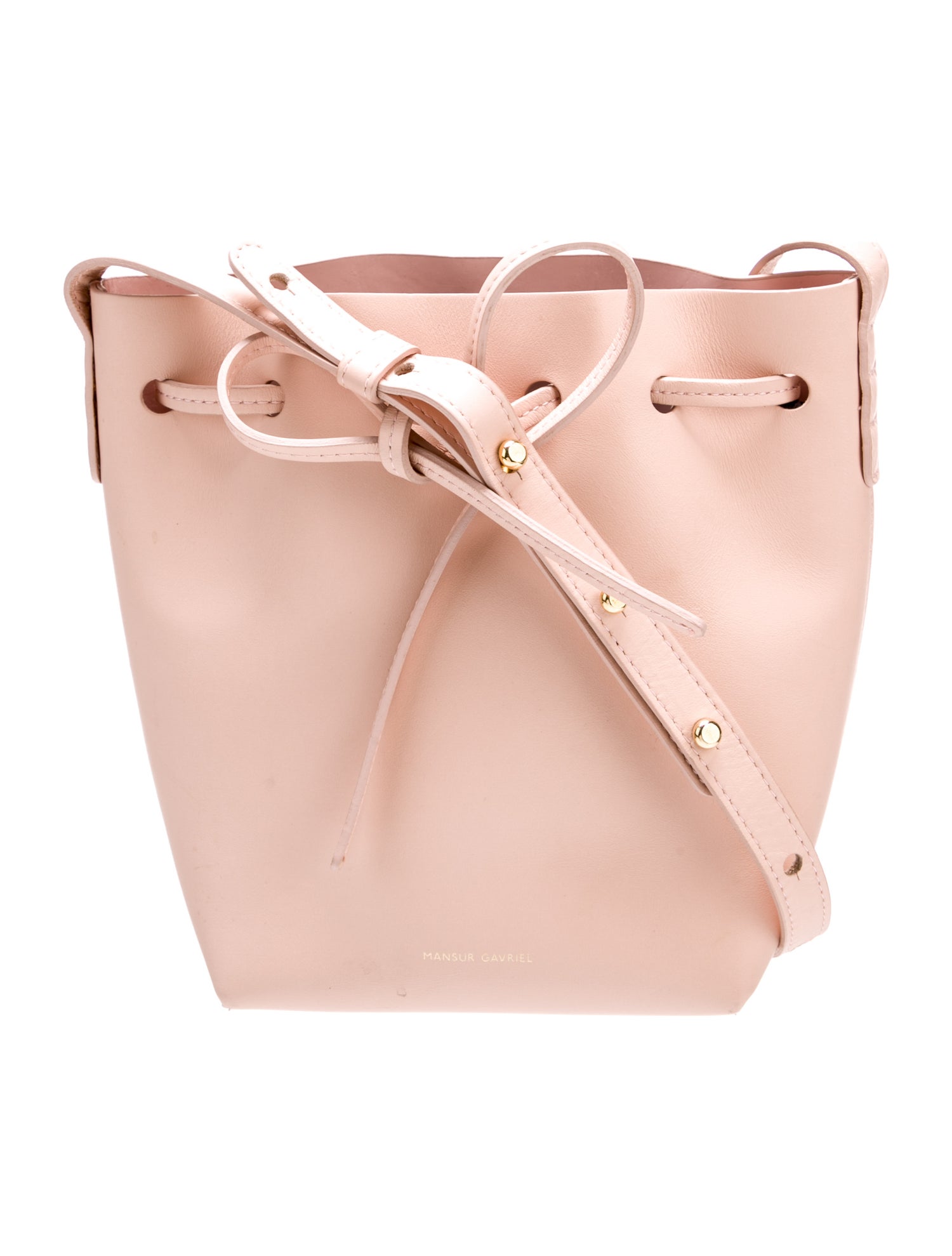 Mansur Gavriel Leather Bucket Bag