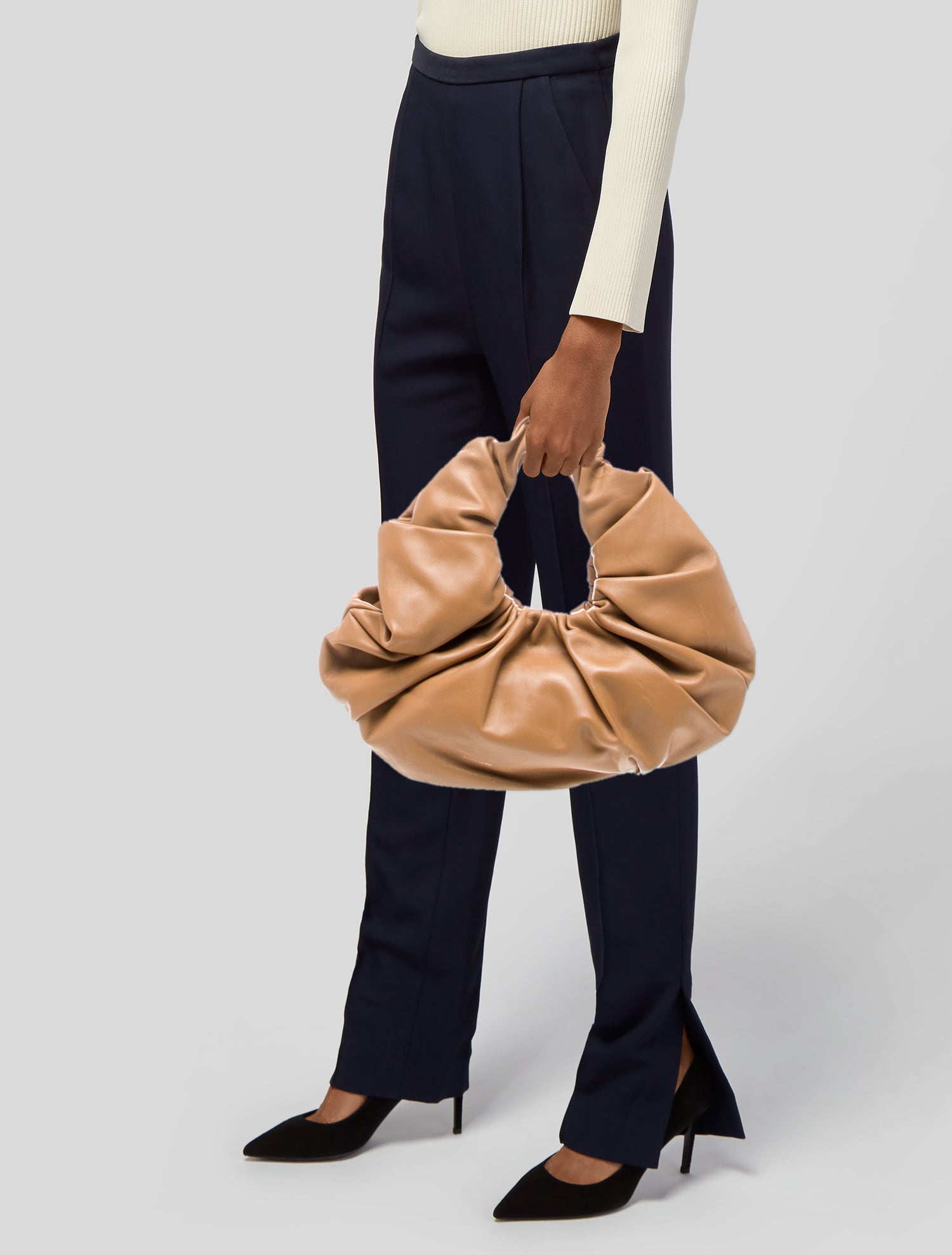 Mansur Gavriel Leather Top Handle Bag