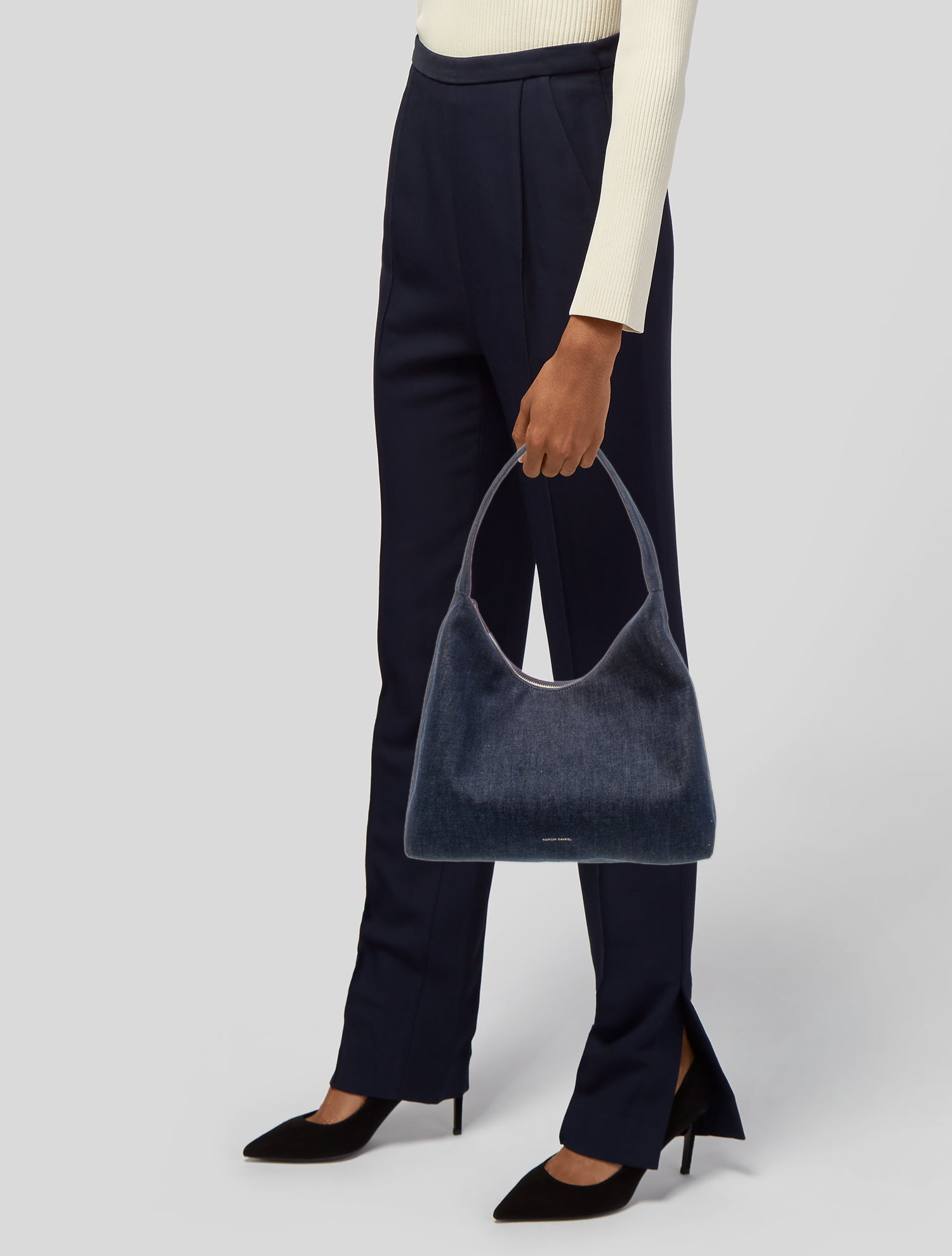 Mansur Gavriel Denim Shoulder Bag