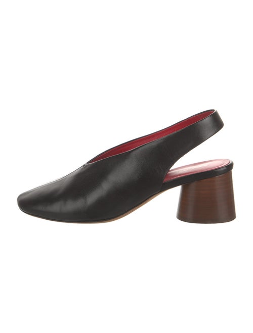 Mansur Gavriel Leather Slingback Pumps