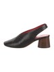Mansur Gavriel Leather Slingback Pumps