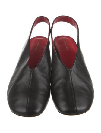 Mansur Gavriel Leather Slingback Pumps