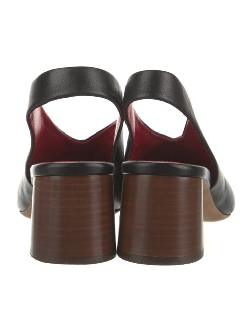 Mansur Gavriel Leather Slingback Pumps