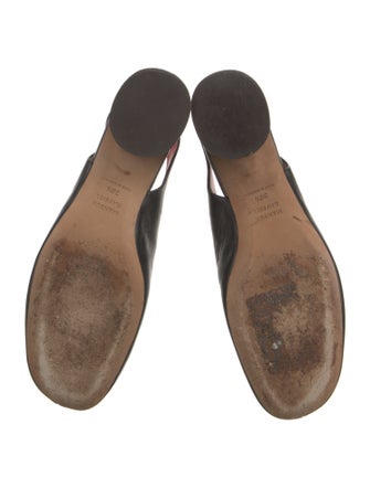 Mansur Gavriel Leather Slingback Pumps