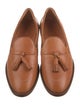 Mansur Gavriel Leather Tassel Accents Loafers