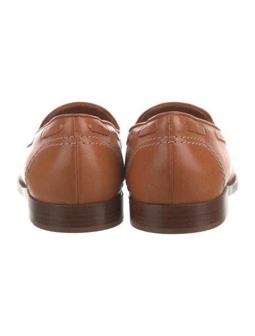 Mansur Gavriel Leather Tassel Accents Loafers