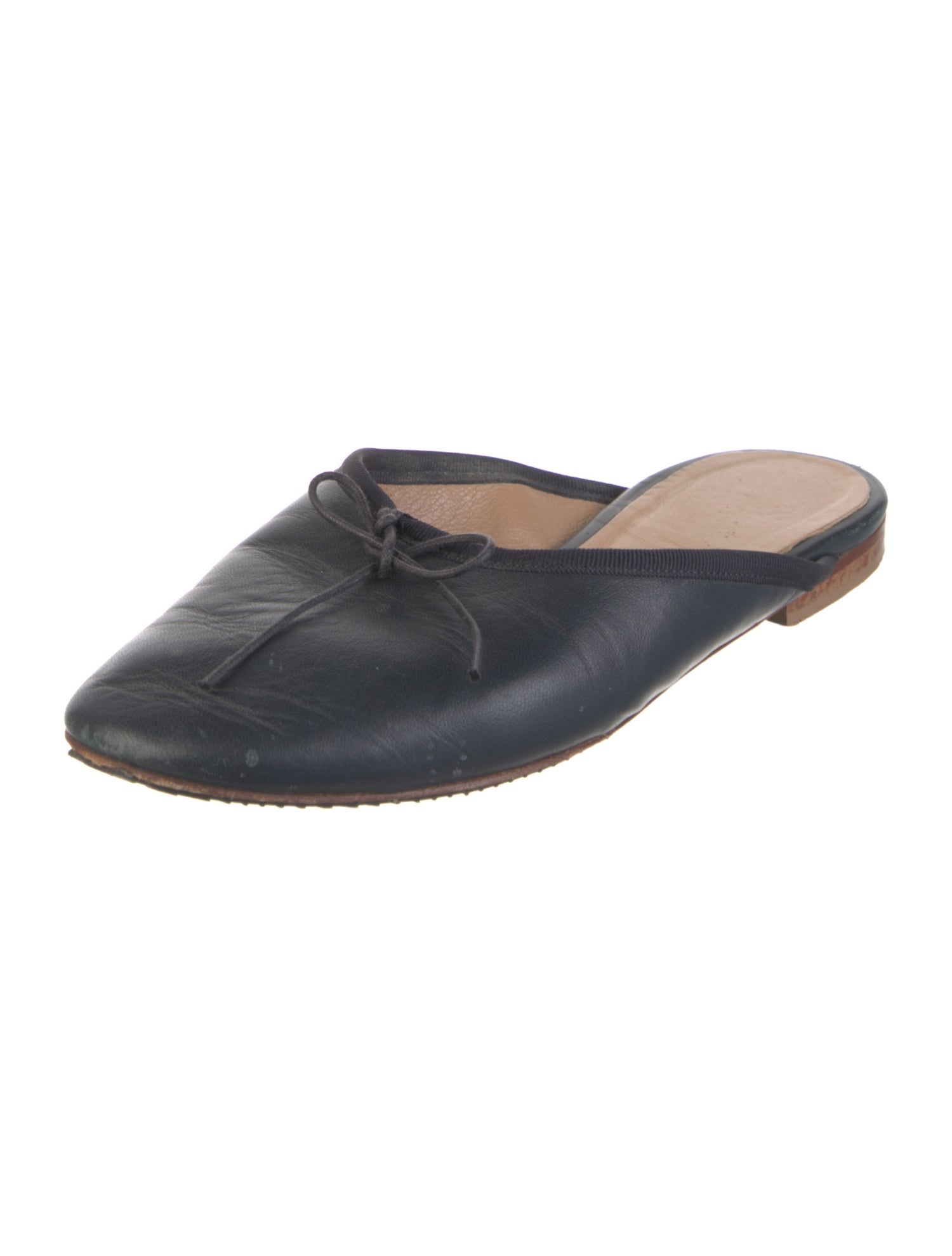 Mansur Gavriel Leather Mules