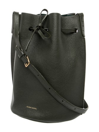 Mansur Gavriel Saffiano Leather Bucket Bag
