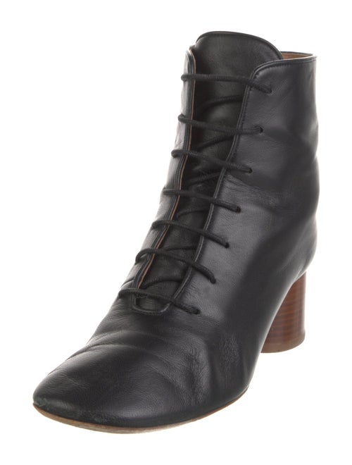 Mansur Gavriel Leather Lace-Up Boots